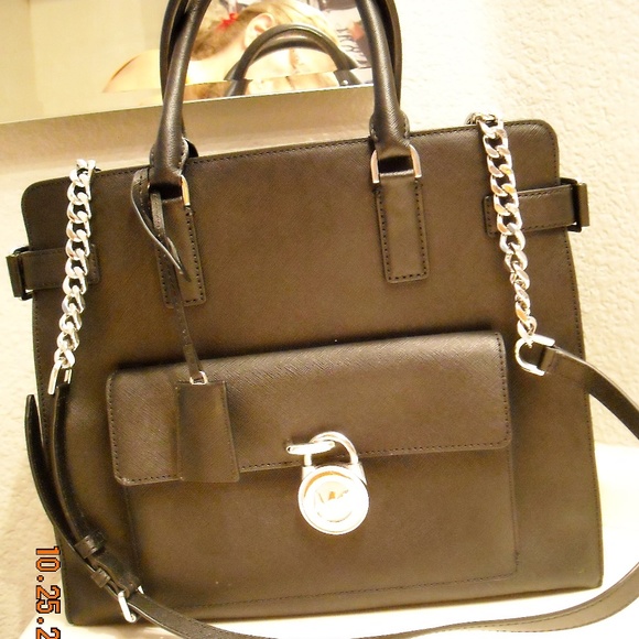 MICHAEL KORS Emma Large Leather Tote + Dust Bag - Picture 1 of 8